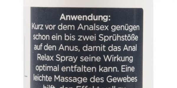 Deluxe Anal Relax Spray (100ml), beruhigendes Anal Entkrampfungsspray für entspannten Analsex (4)